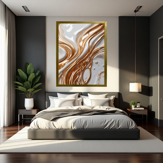 Abstrato Moderno - Elegância e Sofisticação