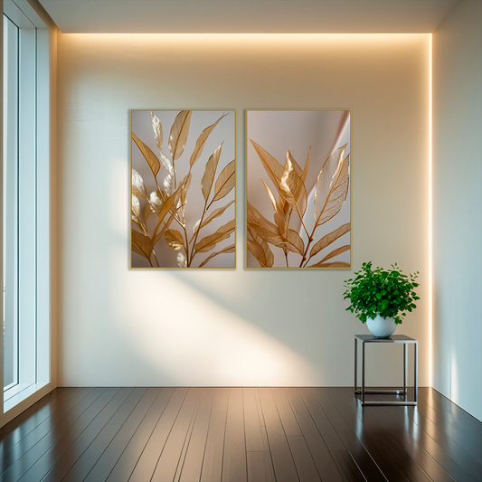 Kit 2 Quadros: Aura Nobre