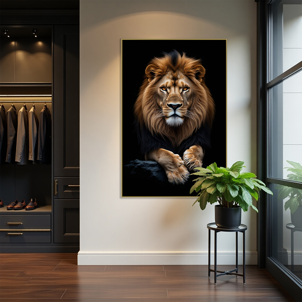 Quadro Leão Rei Imortal