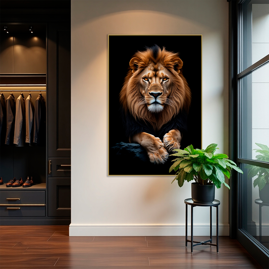 Quadro Leão Rei Imortal