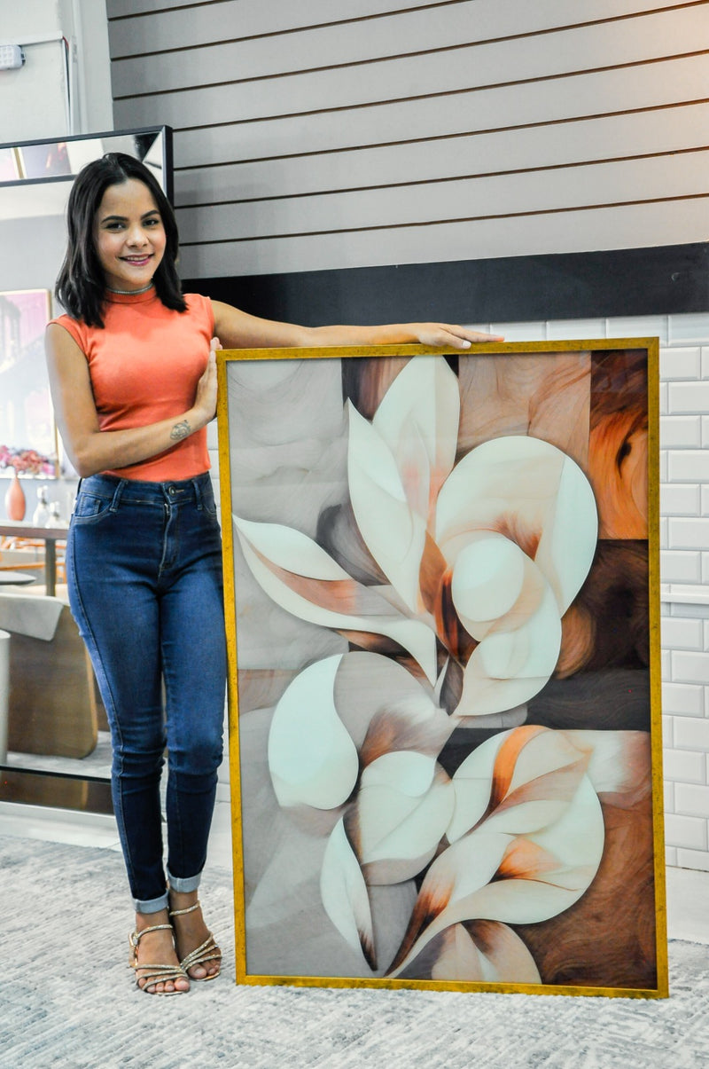 Folhas de Âmbar - 80x120