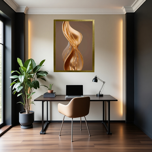 Abstrato Dourado