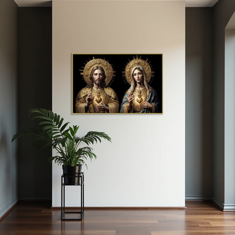 Coração de Jesus e Maria - 50x70