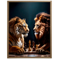 Quadro Leão Reis da Selva