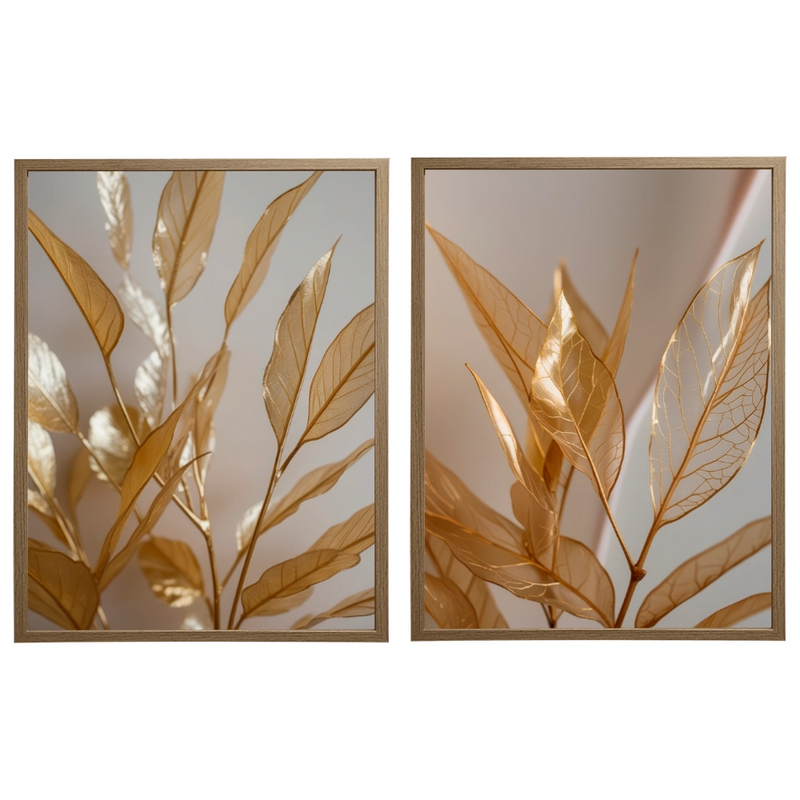 Kit 2 Quadros: Aura Nobre