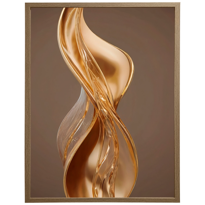 Abstrato Dourado
