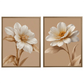 Kit 2 Quadros: Floral Terra Serena
