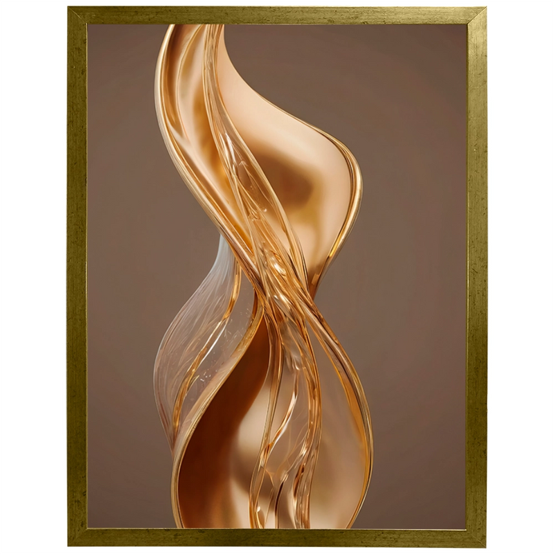 Abstrato Dourado