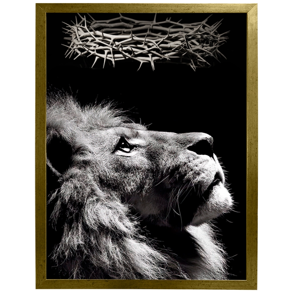 Quadro Leão Conexão Divina