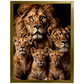 Quadro Leão Reino de Amor