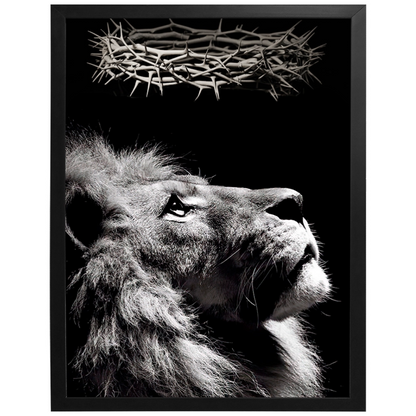 Quadro Leão Conexão Divina