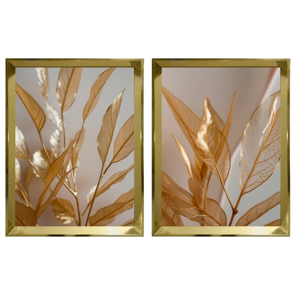 Kit 2 Quadros: Aura Nobre