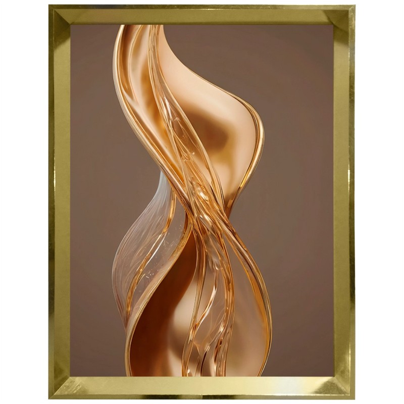 Abstrato Dourado