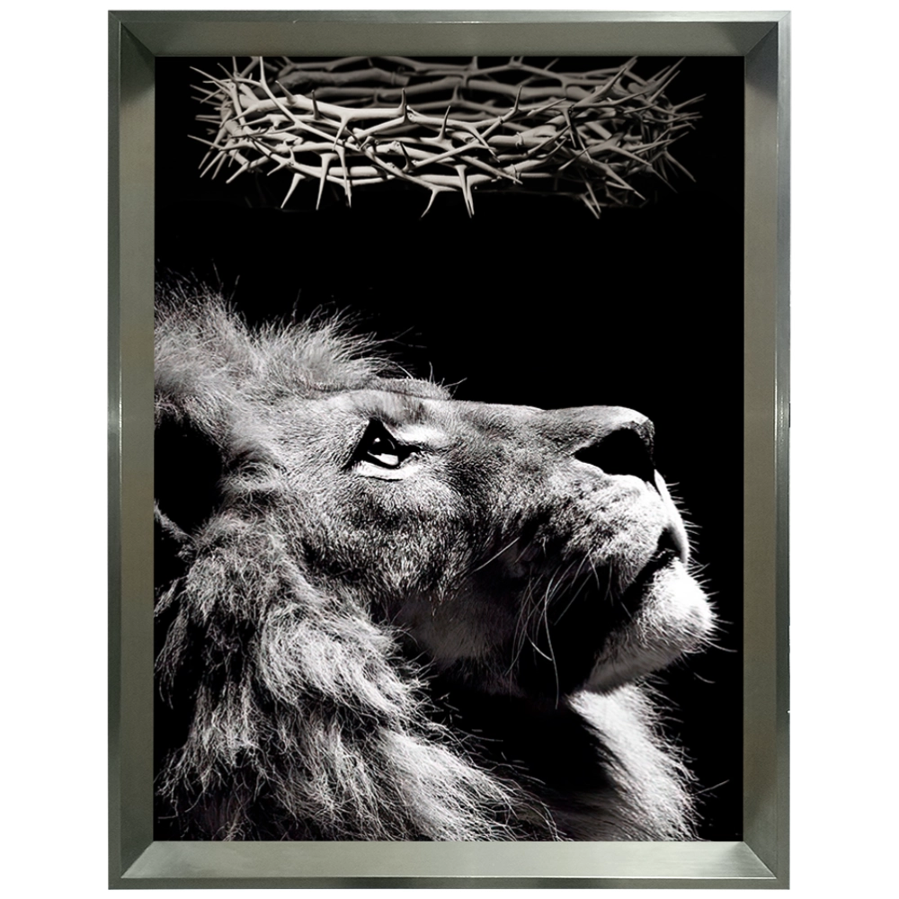 Quadro Leão Conexão Divina