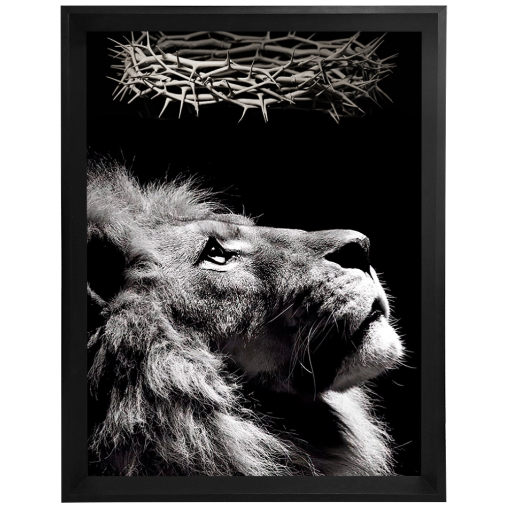 Quadro Leão Conexão Divina