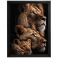 Quadro Leão Família Real