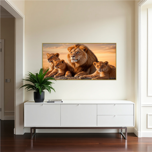 Quadro Leão Dinastia Real