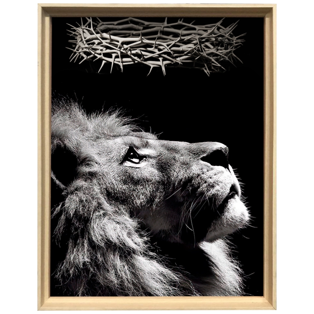 Quadro Leão Conexão Divina