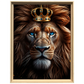 Quadro Leão Majestade Indomável