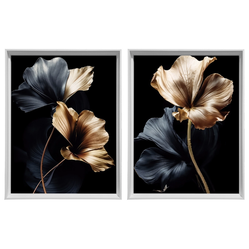Kit 2 Quadros: Harmonia Noturna - 50x70