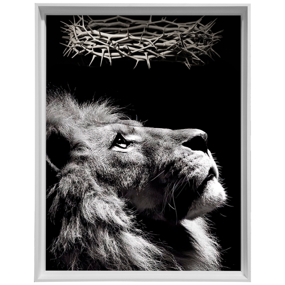 Quadro Leão Conexão Divina