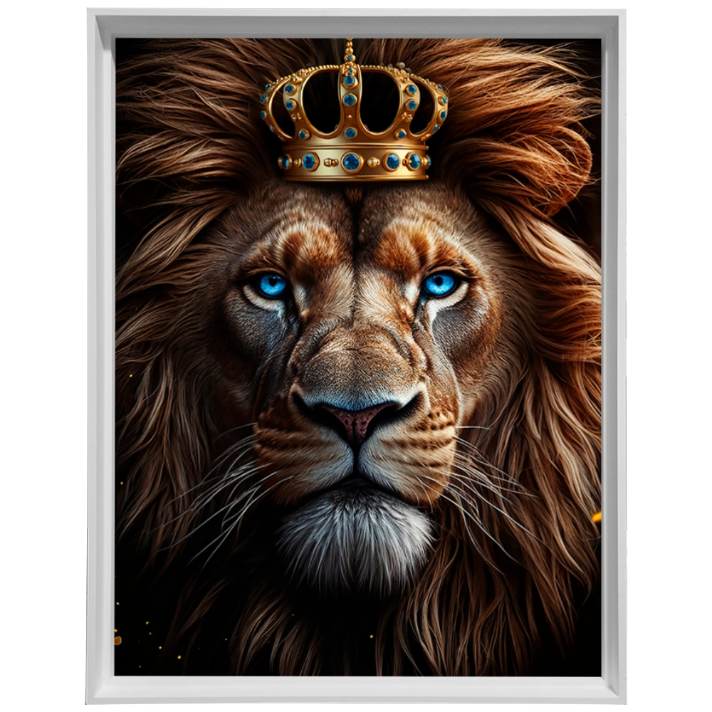 Quadro Leão Majestade Indomável