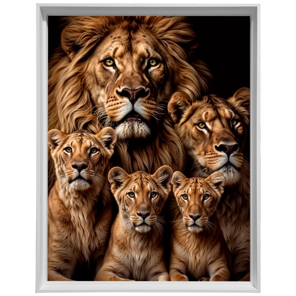 Quadro Leão Reino de Amor