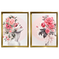 Kit 2 Quadros: Floral - Beleza e Delicadeza na Decoração