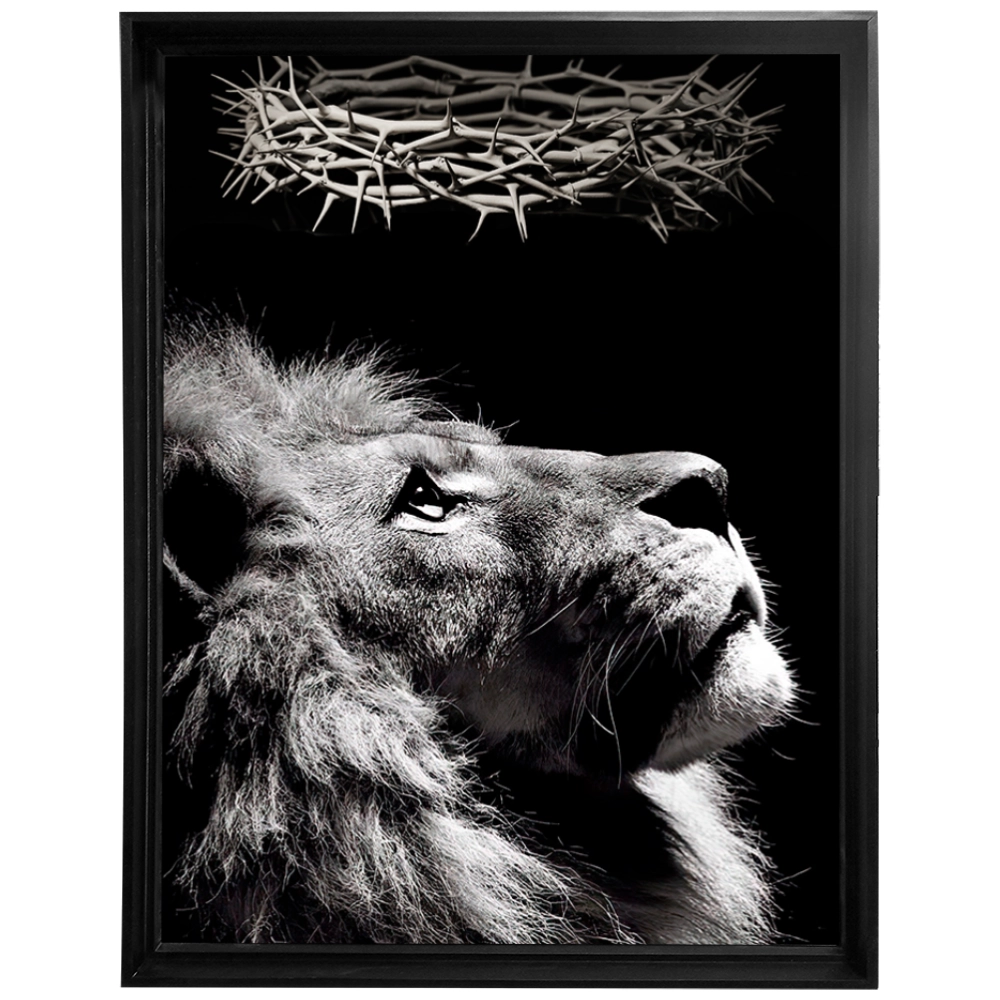 Quadro Leão Conexão Divina