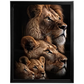 Quadro Leão Família Real