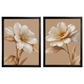 Kit 2 Quadros: Floral Terra Serena