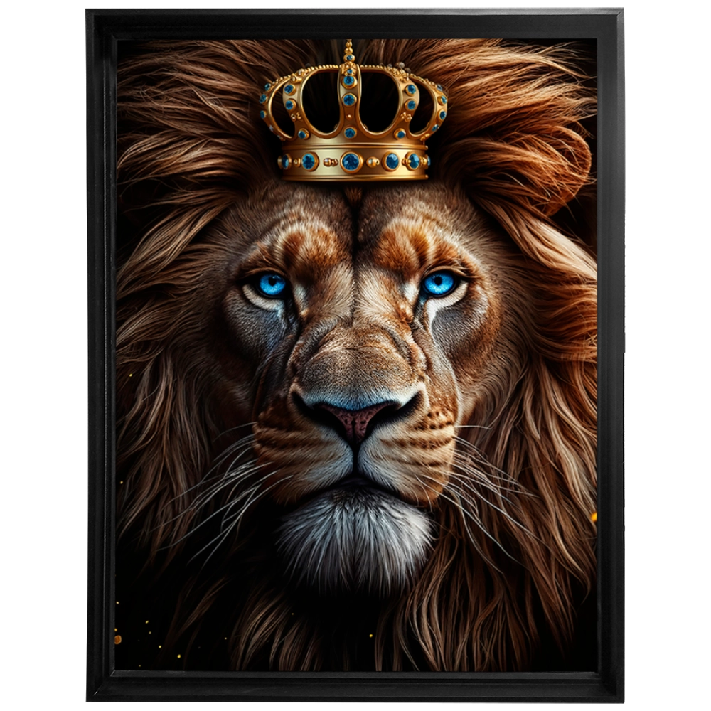 Quadro Leão Majestade Indomável