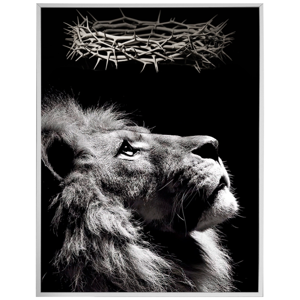 Quadro Leão Conexão Divina