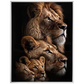 Quadro Leão Família Real