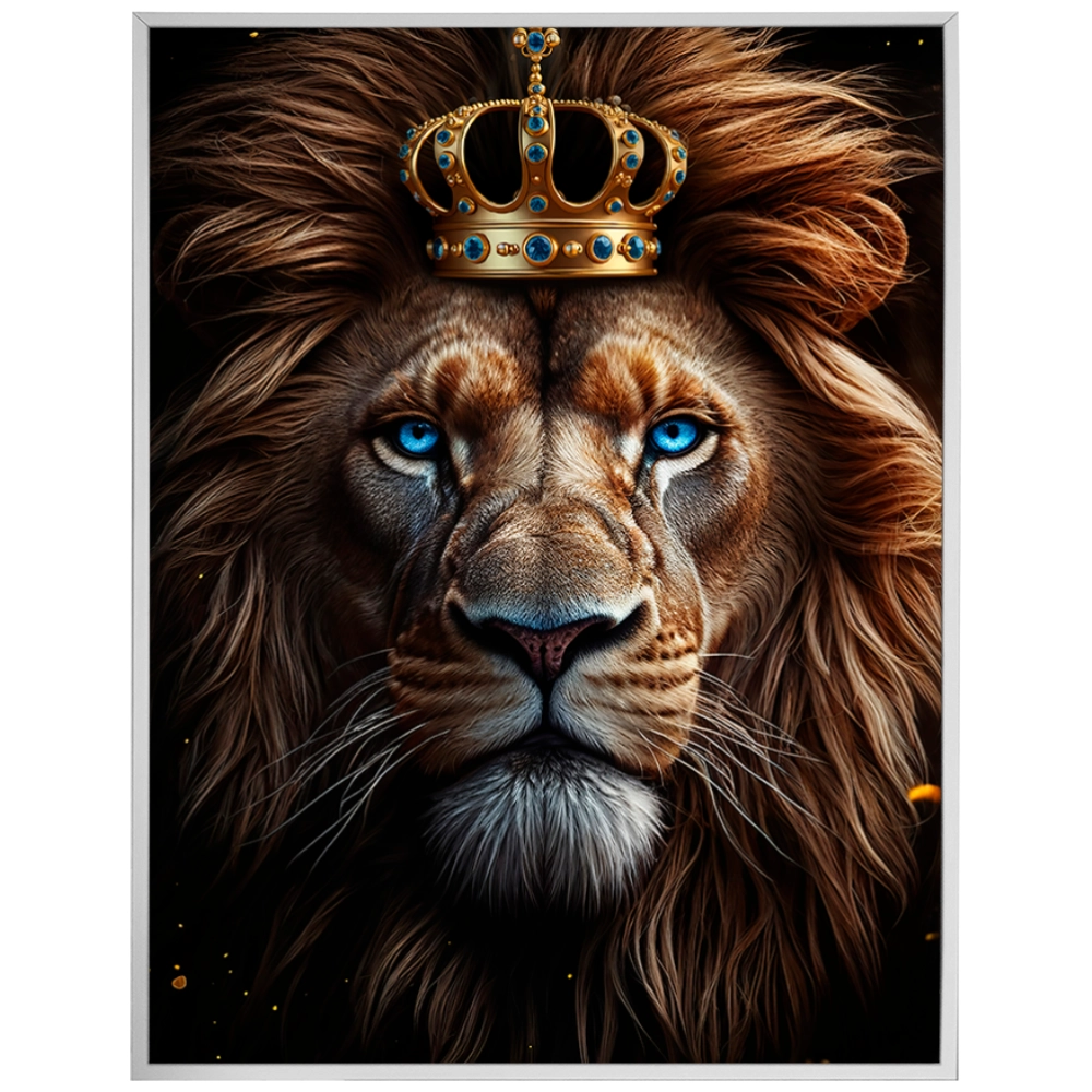 Quadro Leão Majestade Indomável