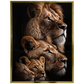 Quadro Leão Família Real