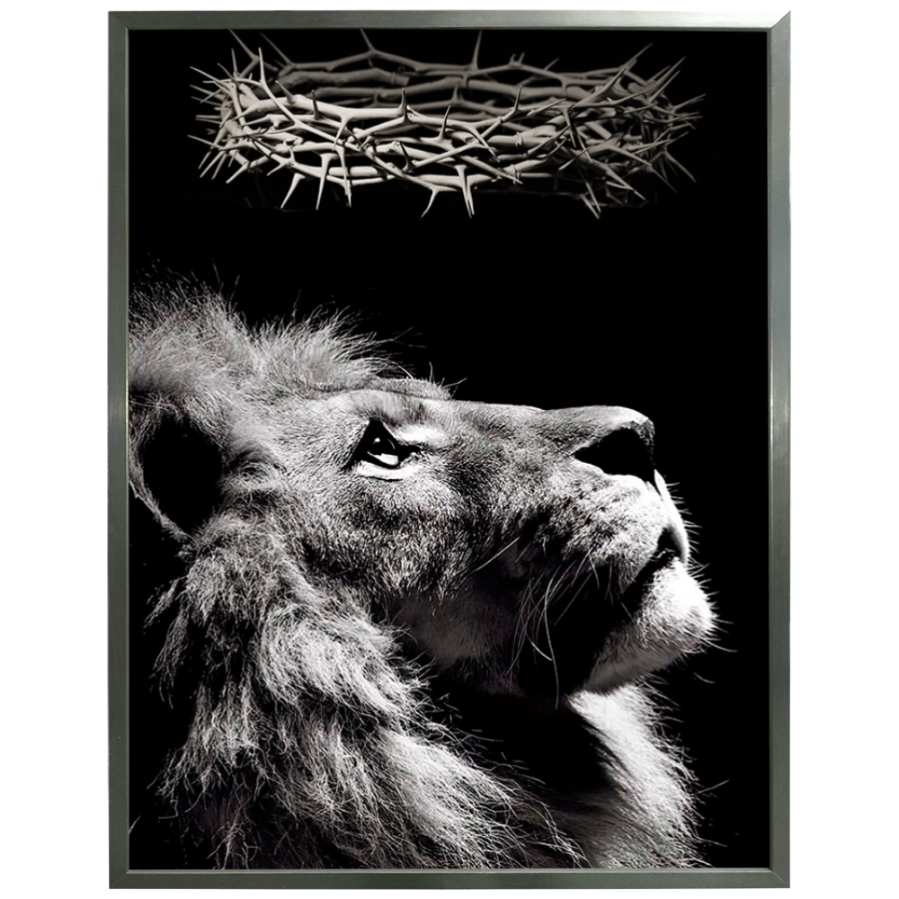 Quadro Leão Conexão Divina