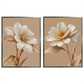 Kit 2 Quadros: Floral Terra Serena