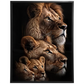 Quadro Leão Família Real