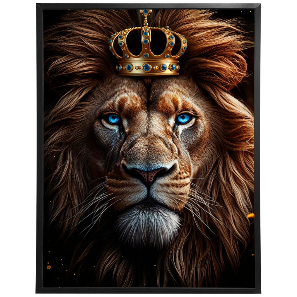 Quadro Leão Majestade Indomável